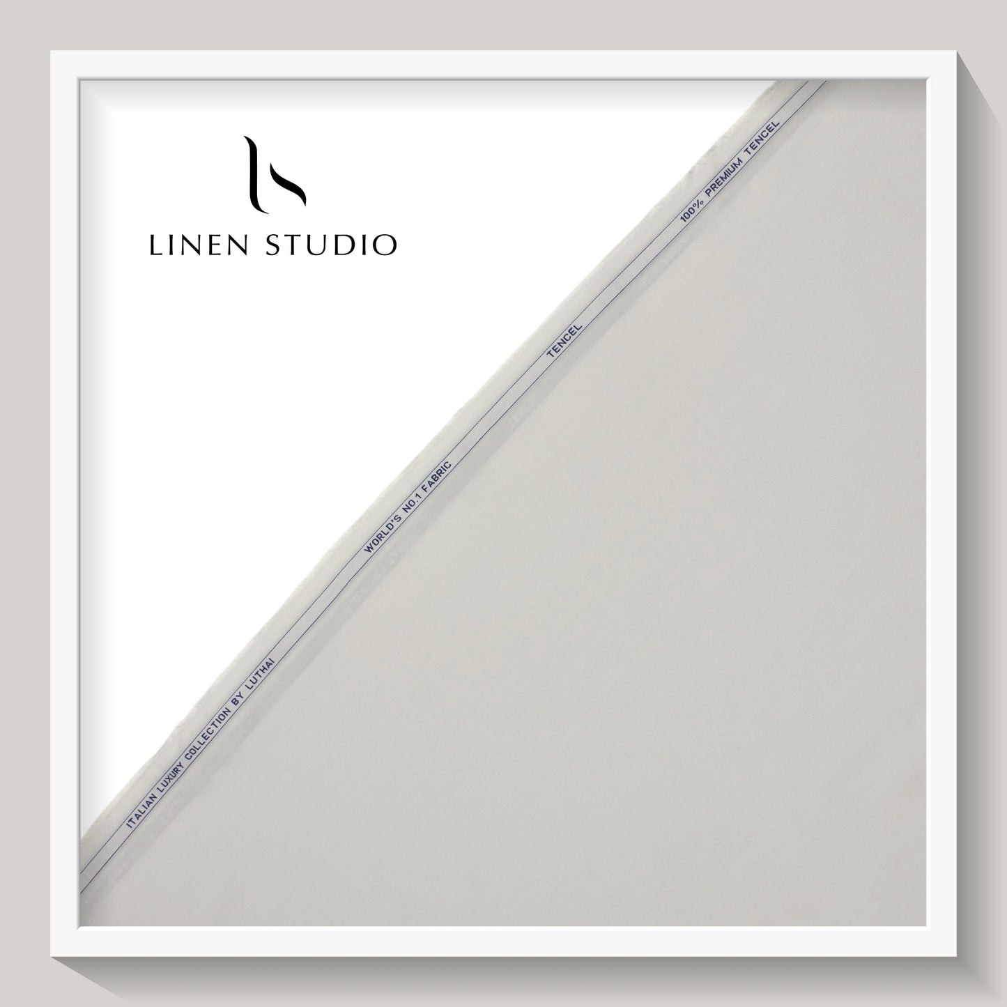 Italian Luxury Collection - Tencel by Luthai (Light Grey) - Linen Studio