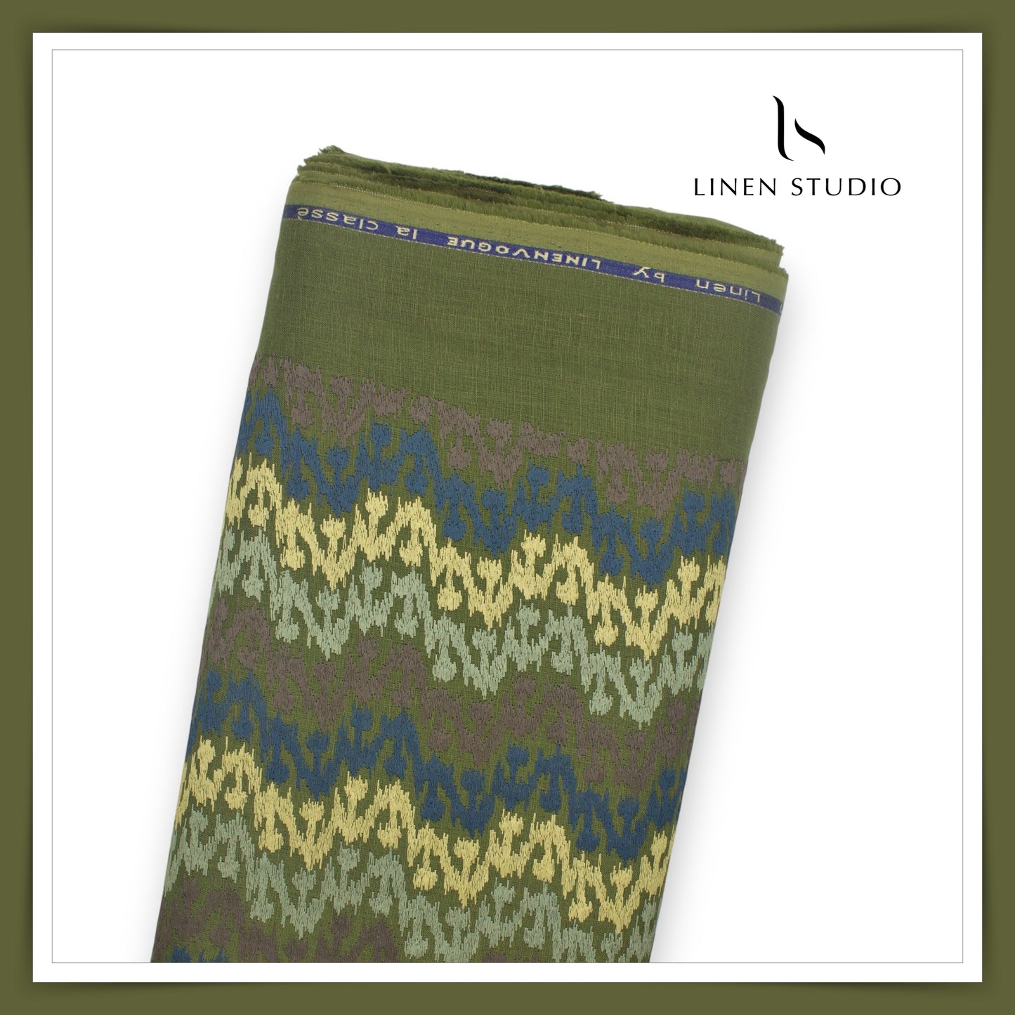Manish Malhotra Heavy Embroidery Collection - Camo Green (Zoom In)