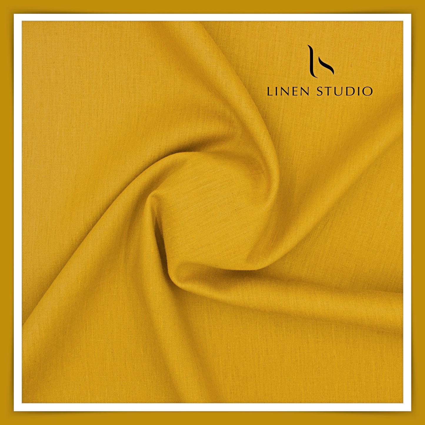 Linen Vogue Premium Linen Suiting - Golden Orange (Summer Collection)