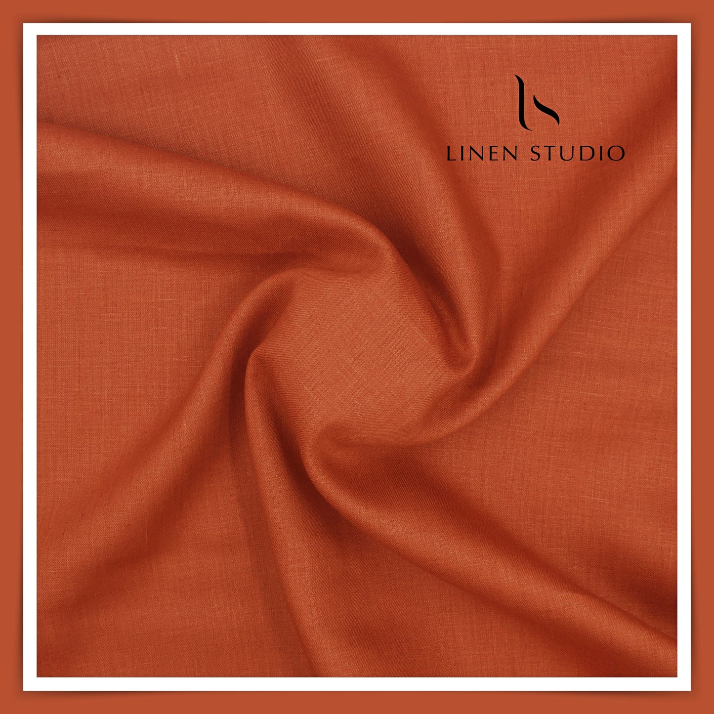 Linen Vogue Premium Linen Suiting - Brown Rust (Summer Collection)