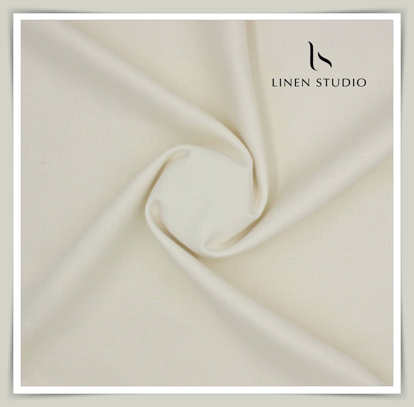 Premium Linen Suiting by Linen Vogue - Cream