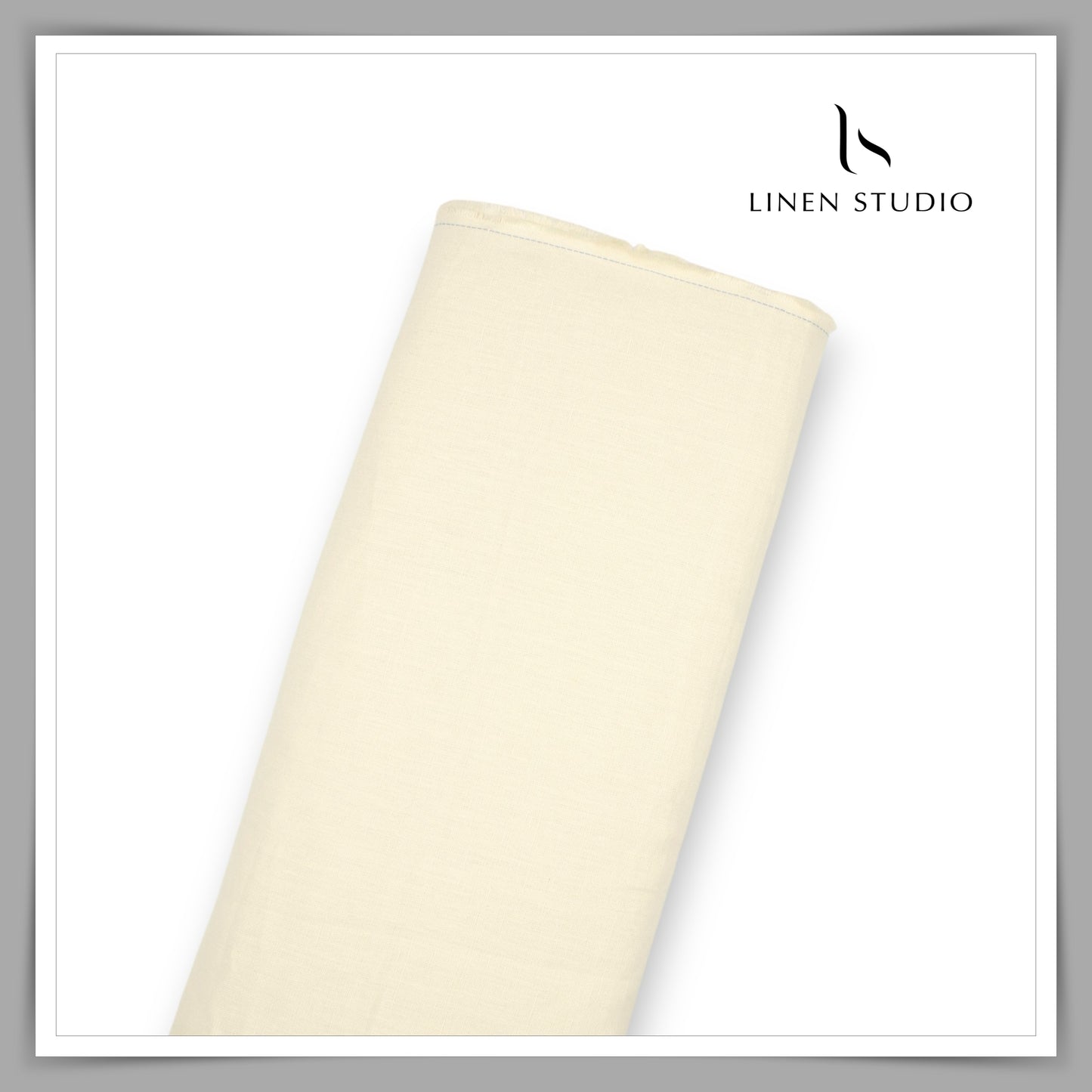 Linen Club 25 Lea Pure Linen Suiting W/O SEL - Dark Cream (45% SALE)