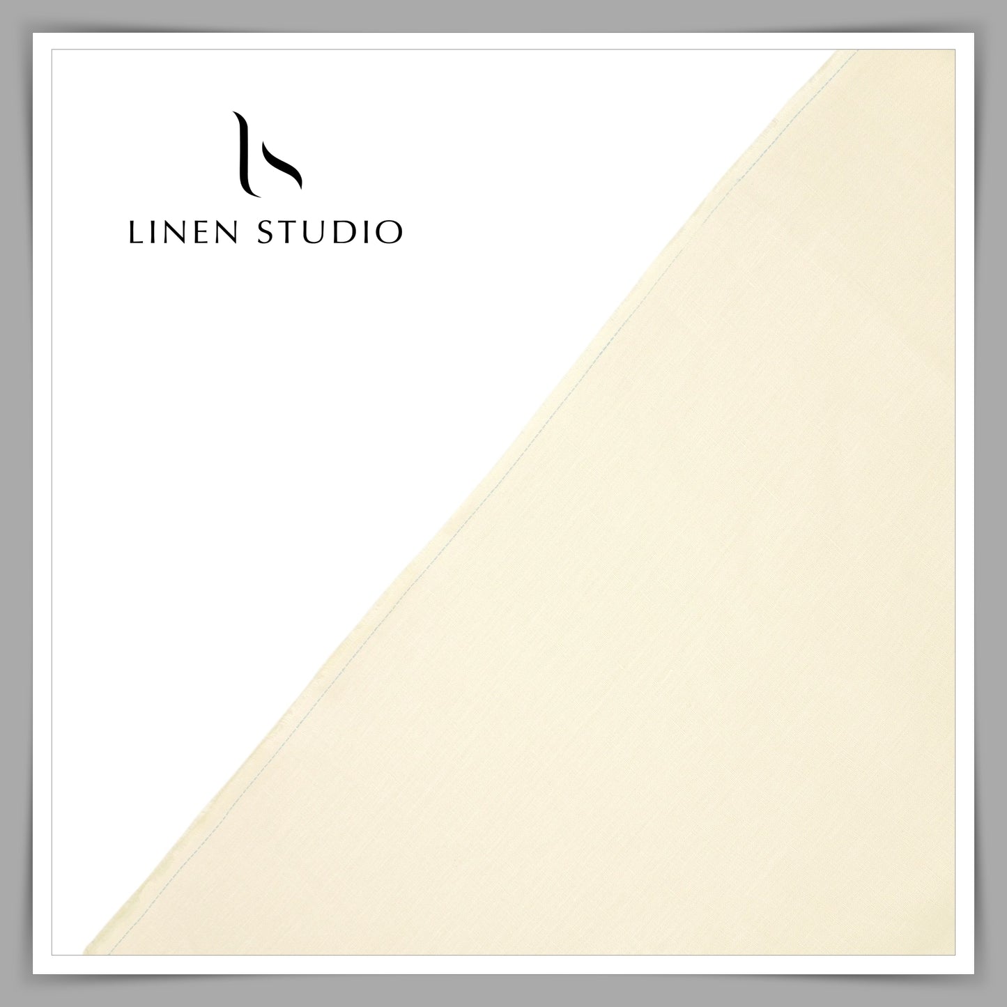 Linen Club 25 Lea Pure Linen Suiting W/O SEL - Dark Cream (45% SALE)