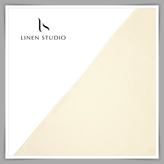 Linen Club 25 Lea Pure Linen Suiting W/O SEL - Dark Cream (45% SALE)