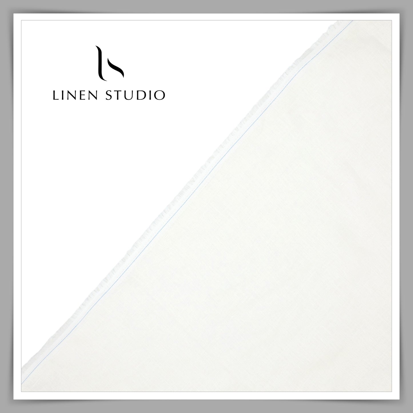 Linen Club 60 Lea Pure Linen Shirting W/O SEL - Cream (45% SALE) (NEW)