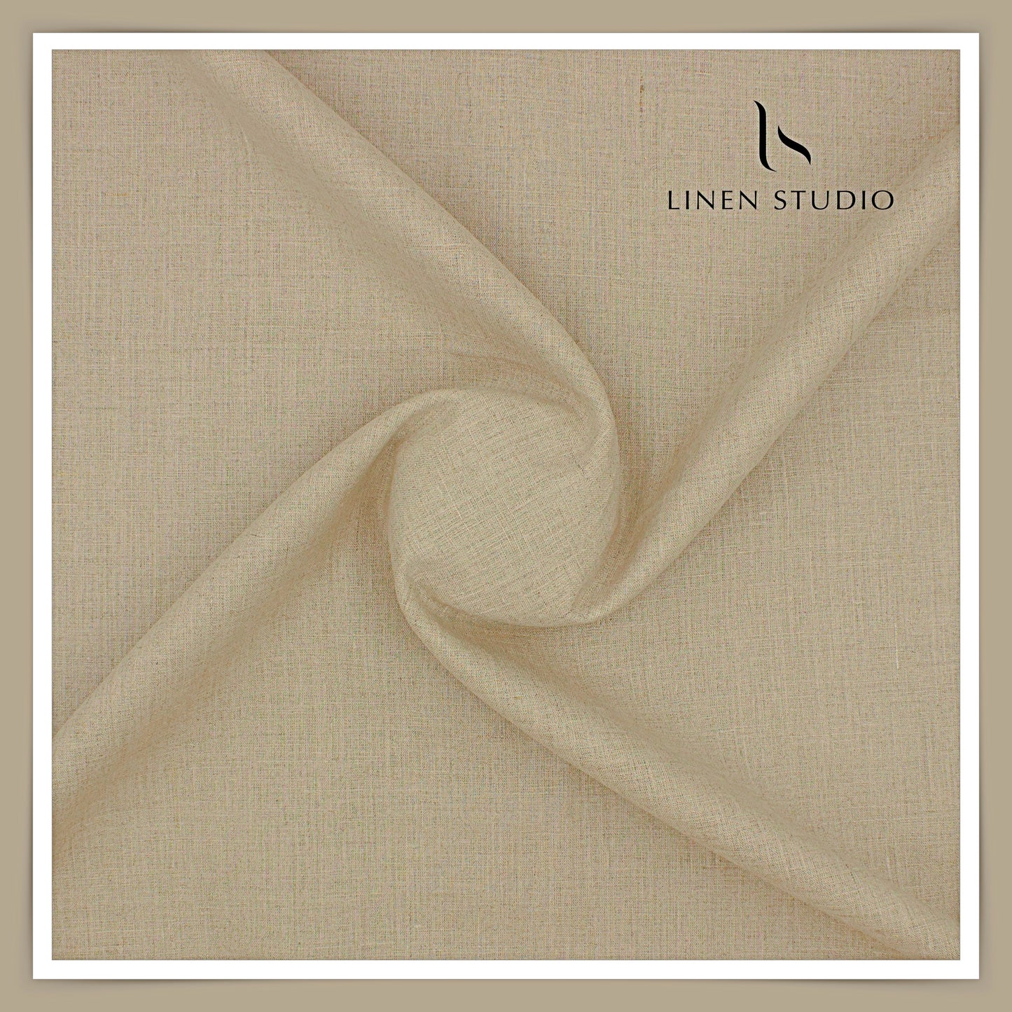 Linen Club 60 Lea Shirting W/O SEL - Natural Brown (50% SALE) (NEW)