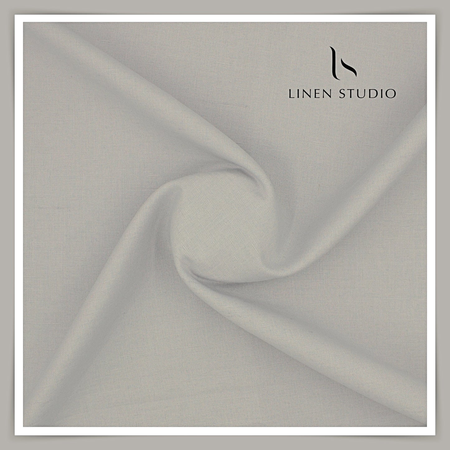 Linen Club Linen Cotton Semi Suiting - Silk Grey (45% SALE)