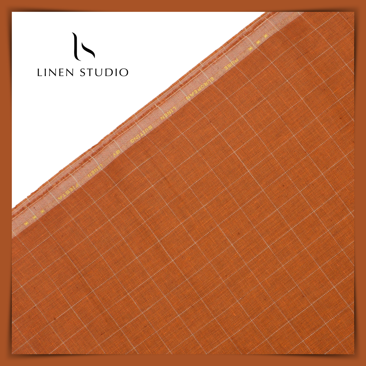 Pure Linen Suiting Checks - 27 - Linen Studio