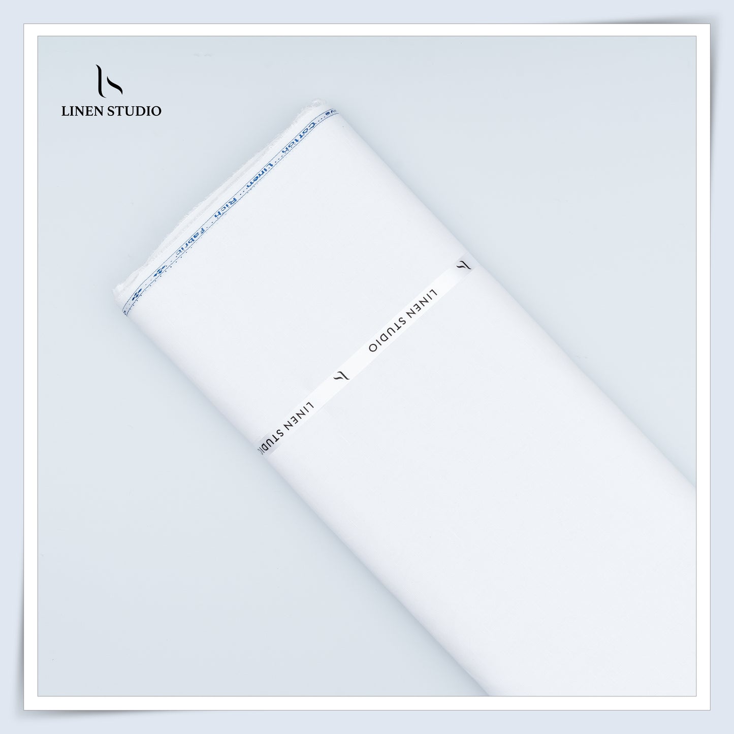 Cotton Linen (60/40) White - Linen Studio
