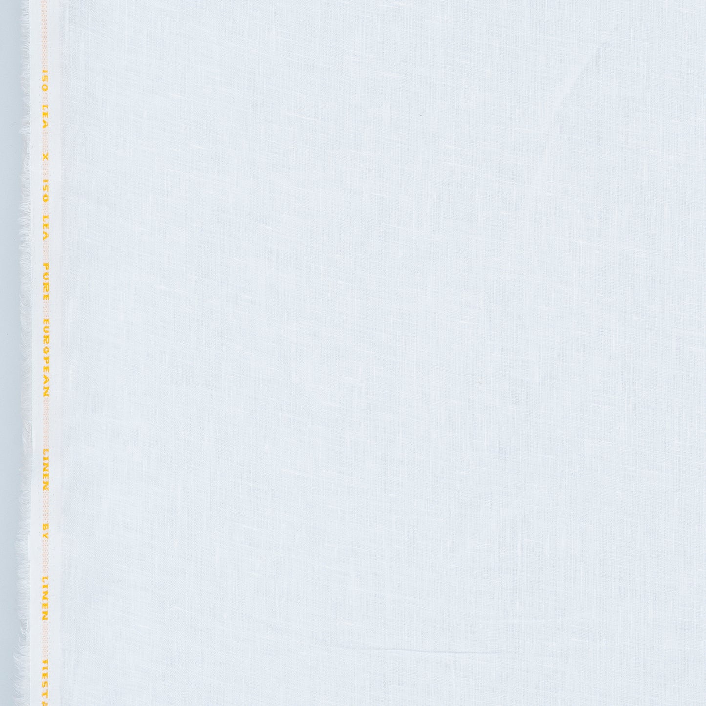 150 Lea White - Pure Linen Fabric - Linen Studio
