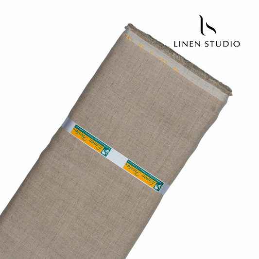 Pure Linen Shirting 60 Lea - Natural - Linen Studio