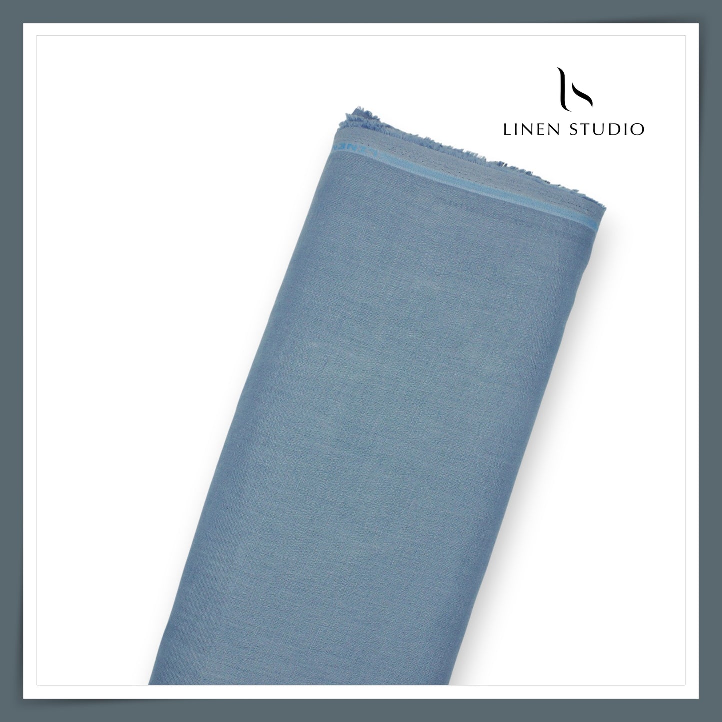 70 Lea Plain Colour Shirting by Linen Club - Dark Steel Blue (NEW) (Limited Stock)