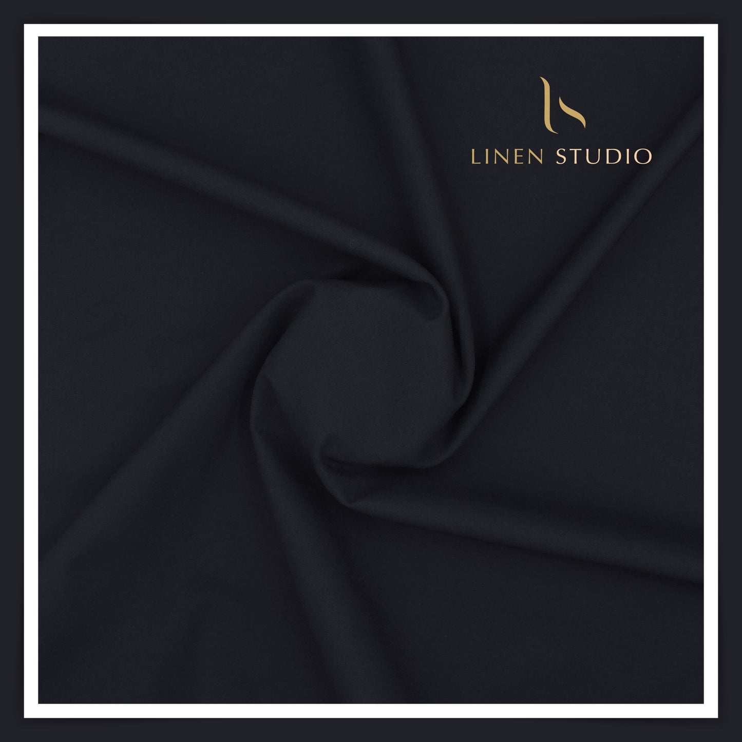 4 Way Stretch Suiting by Arvind Mafatlal - Navy Blue - Linen Studio