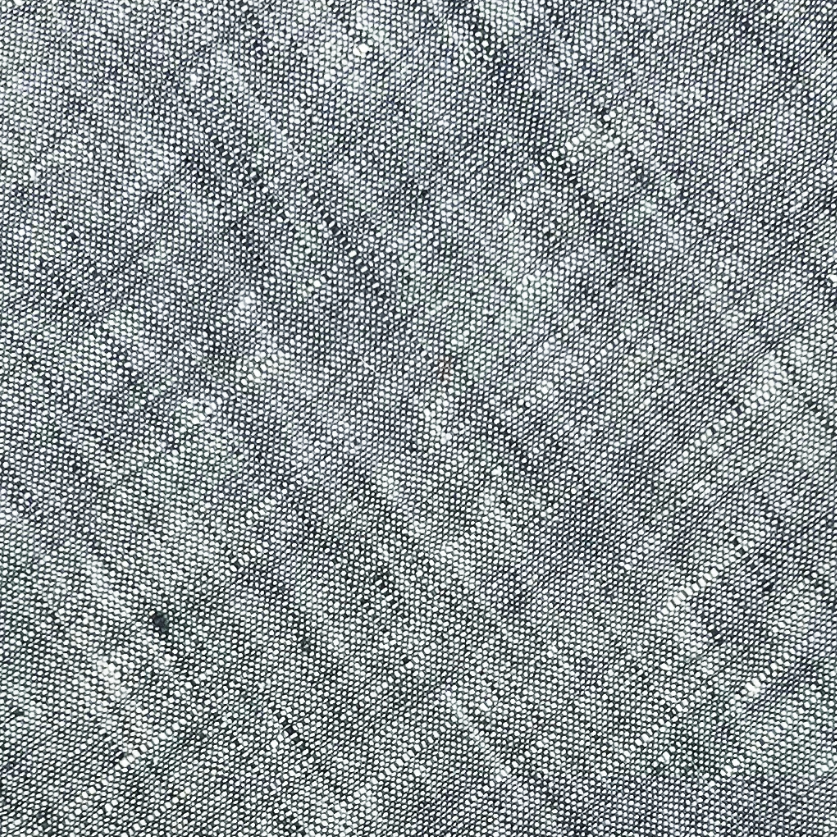 Linen Fiesta 60 Lea Plain Shirting - Dual Tone Grey (NEW)