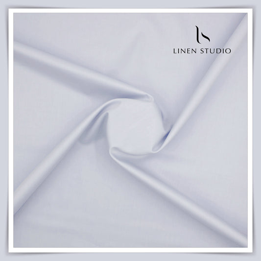 Tessitura Monti 2 PLY 140's Finest Supima Cotton TWILL Shirting - Slate Blue (NEW)