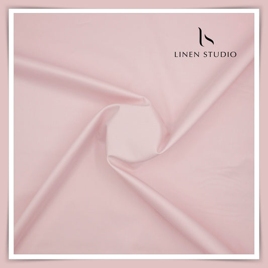 Tessitura Monti 2 PLY 140's Finest Supima Cotton TWILL Shirting - Soft Pink (NEW)
