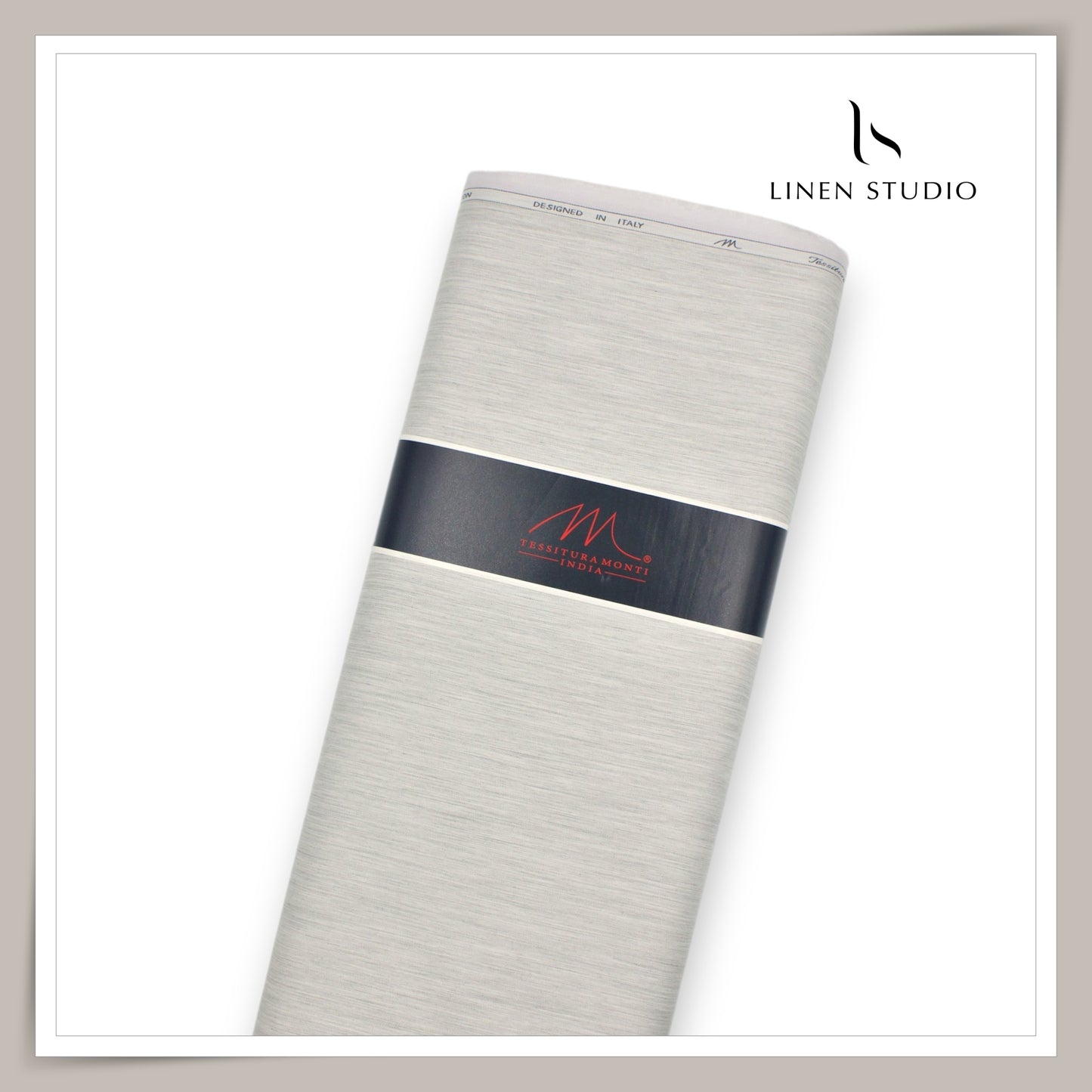 Tessitura Monti 100% Superfine 80's Giza Cotton Shirting - Melange Gray (NEW) (Limited Stock)