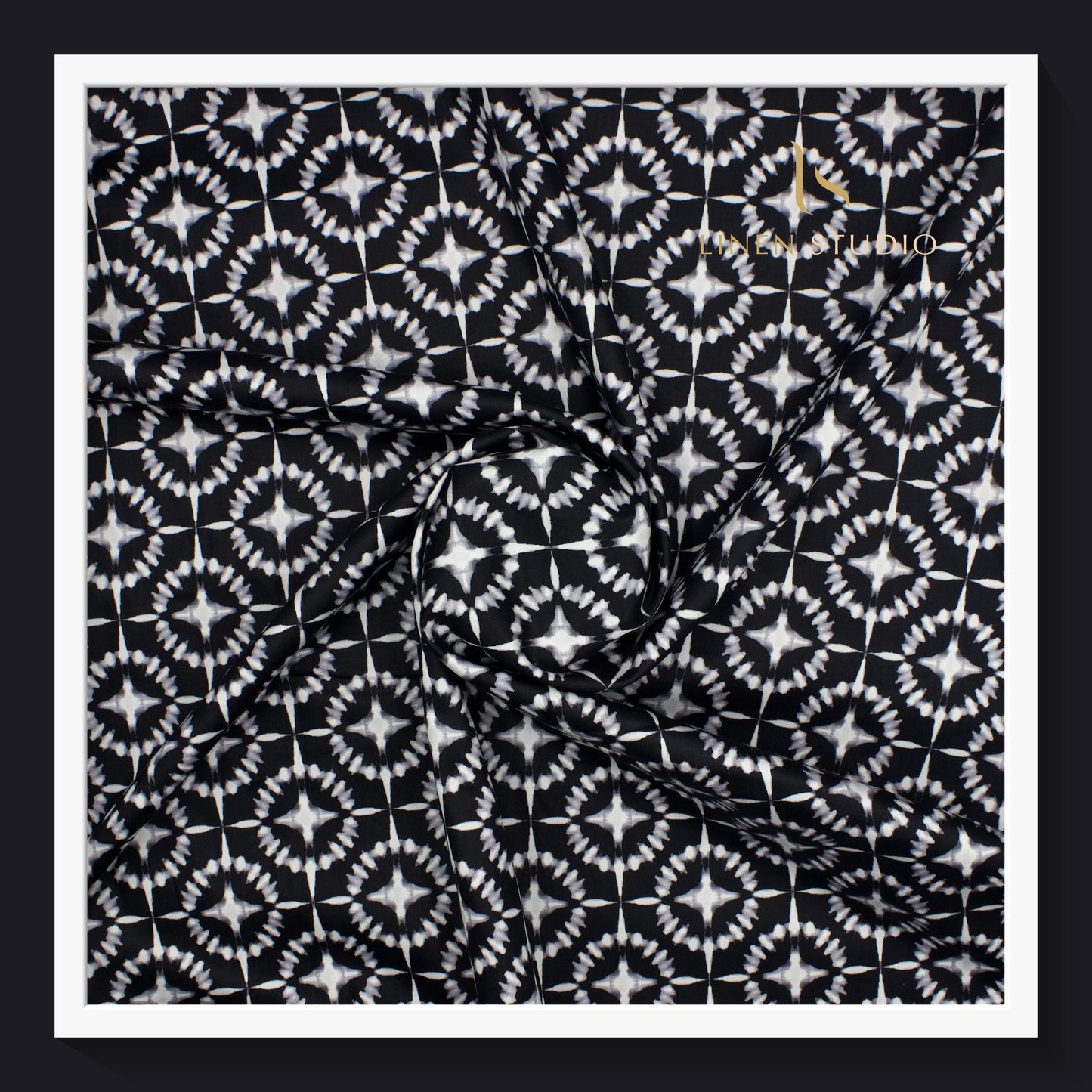 100% Luxury Cotton Printed Shirting - 04 - Linen Studio