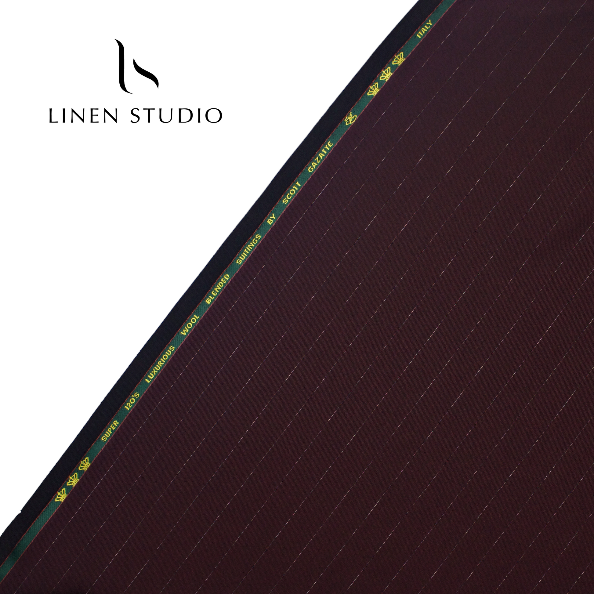 120's Luxurious Wool Suiting by Scott Gazatte - Italy - Linen Studio