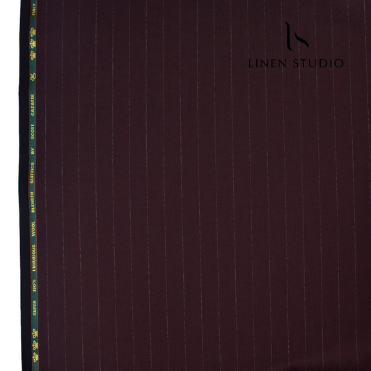 120's Luxurious Wool Suiting by Scott Gazatte - Italy - Linen Studio