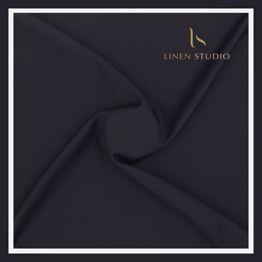 180's Wool & Cashmere Luxury Suiting by Mark & Peanni - Dark Denim Blue (NEW) (Most Selling)