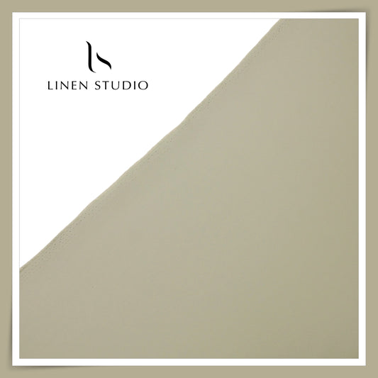 Premium Self Striped Lachka Wrinkle Free Suiting by M&P - Grey Green (NEW) (ZOOM IN)