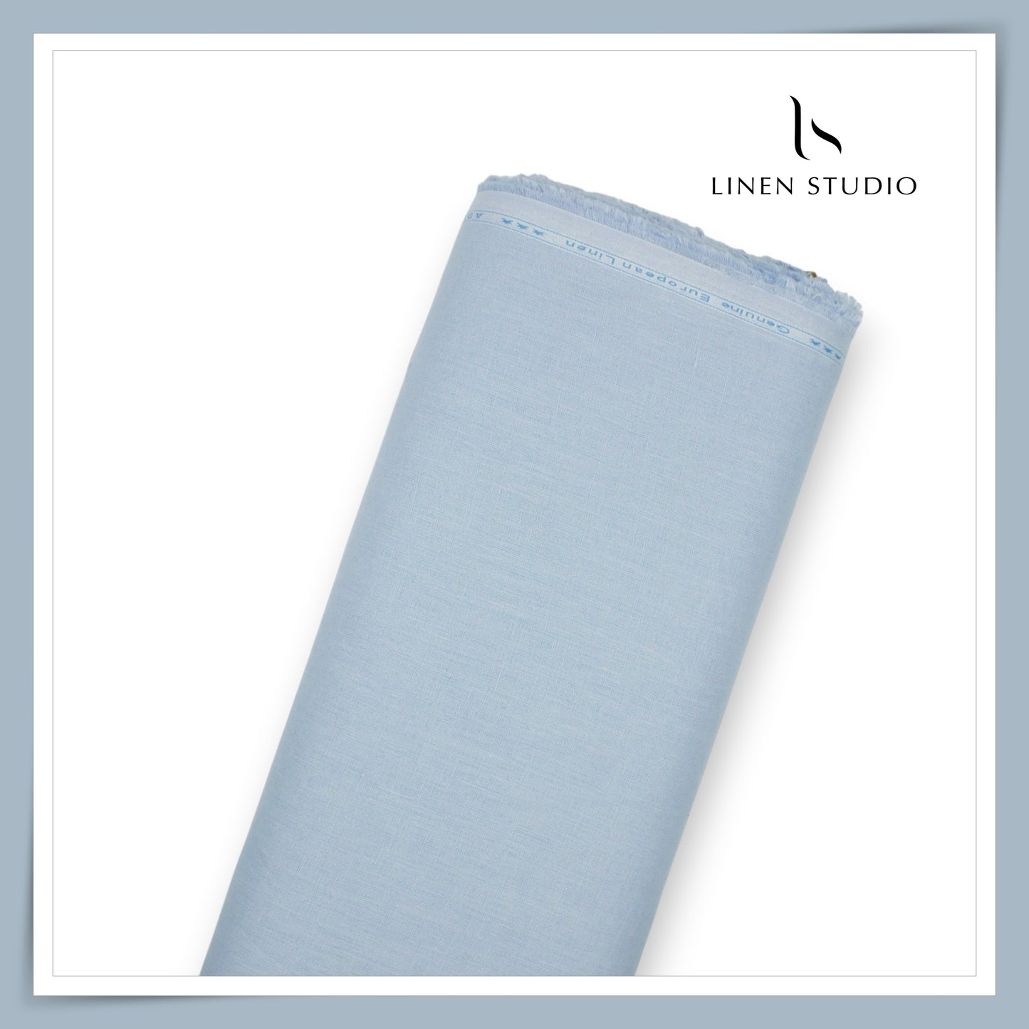 70 Lea Plain Colour Shirting by Linen Club - Casper Blue (NEW) (Limited Stock)