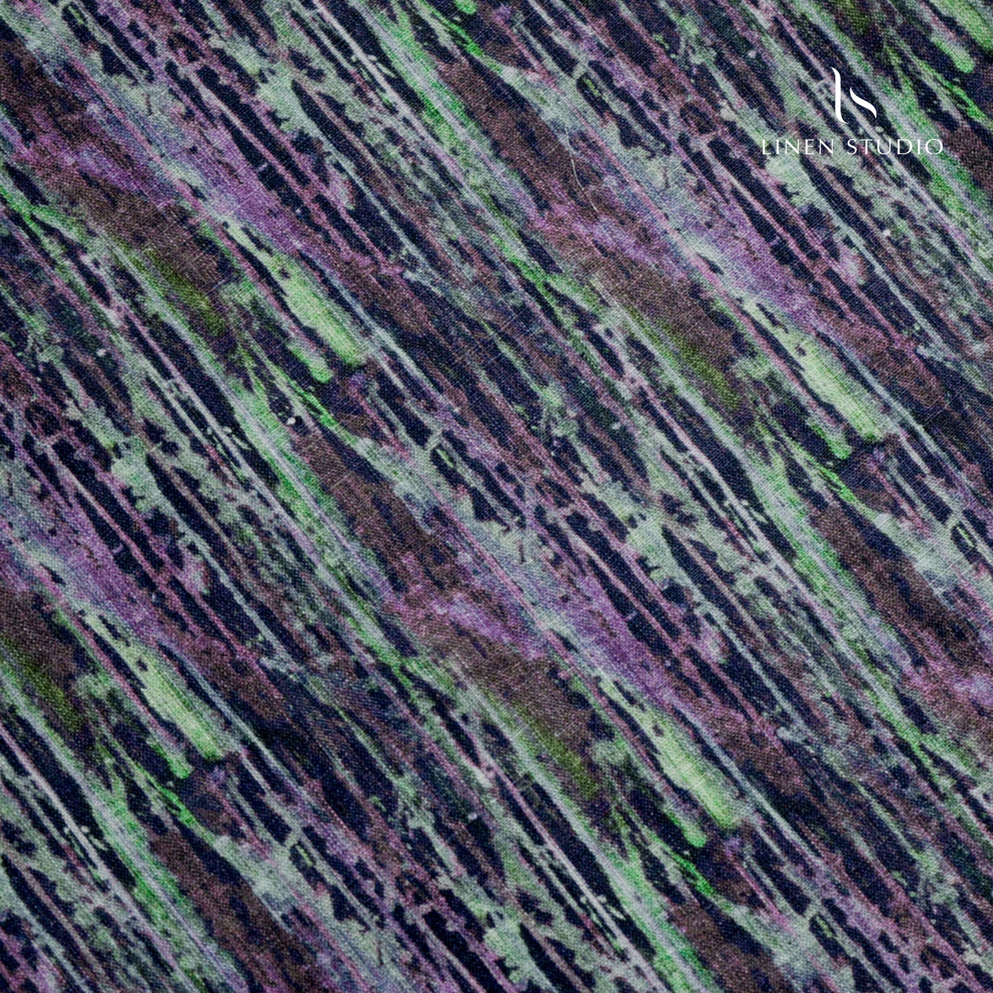 60 Lea Digital Printed Irish Linen Shirting - 0869 (30% SALE)