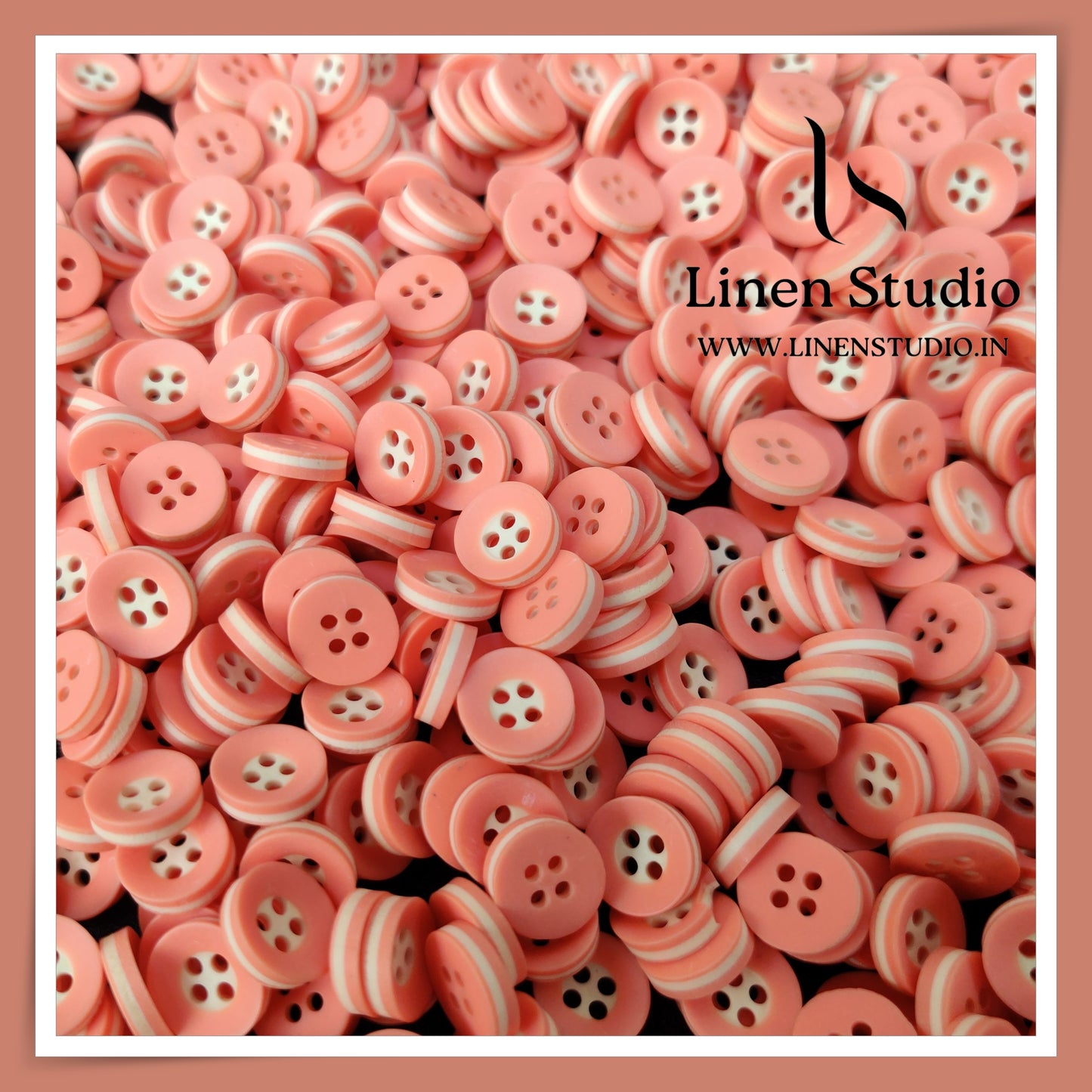 Round Rim 4 Hole Twin Colour Shirt Buttons - P34F SG010 18L