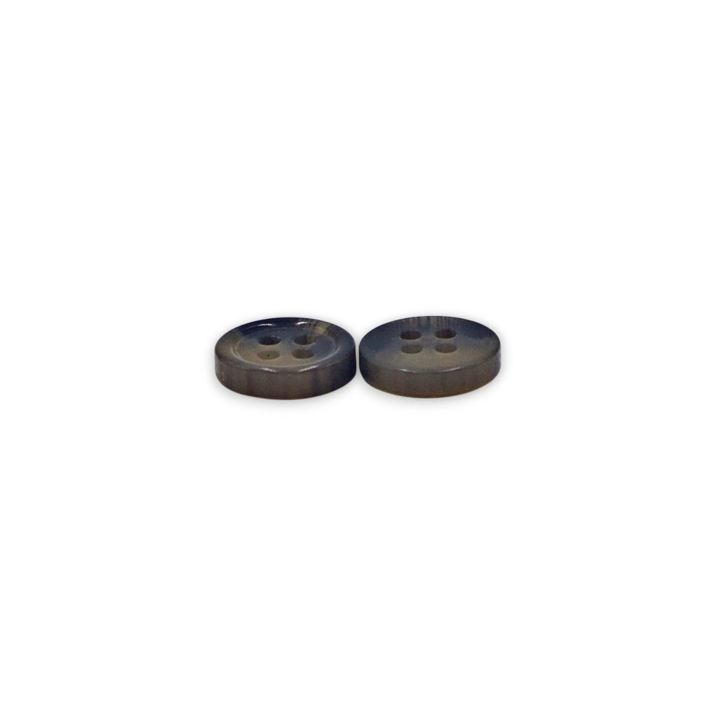 Round Rim 4 Hole Dark Blue with Sand Dual Colour Fancy Shirt Buttons