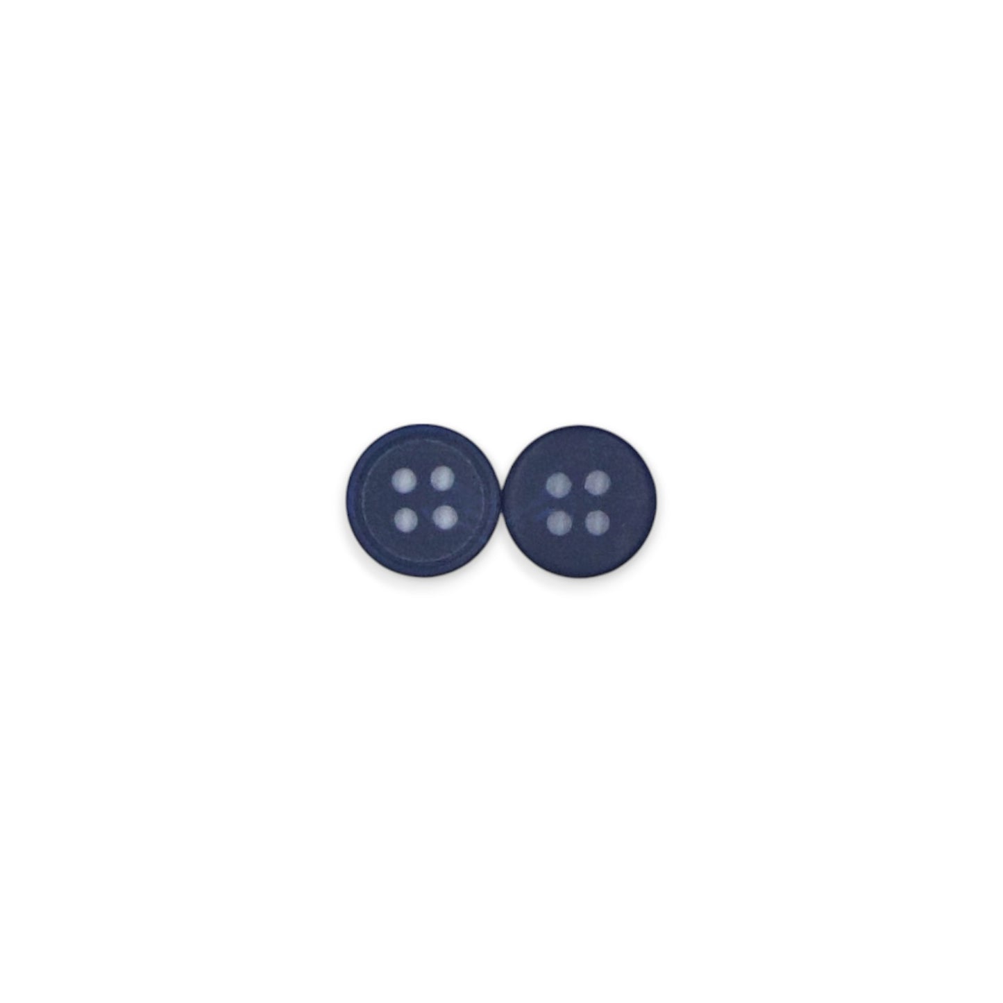 Round Rim 4 Hole Dark Blue Colour Fancy Shirt Buttons