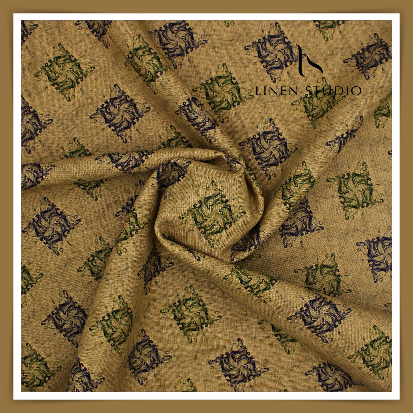 Digital Printed Premium Linen - Jacket Fabric (thick) - Linen Studio