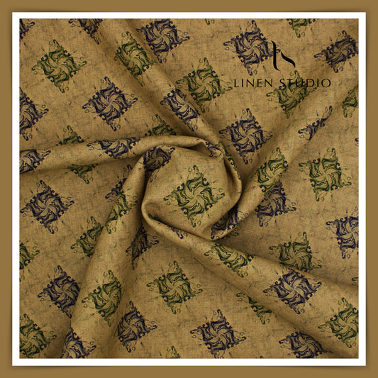 Digital Printed Premium Linen - Jacket Fabric (thick) - Linen Studio