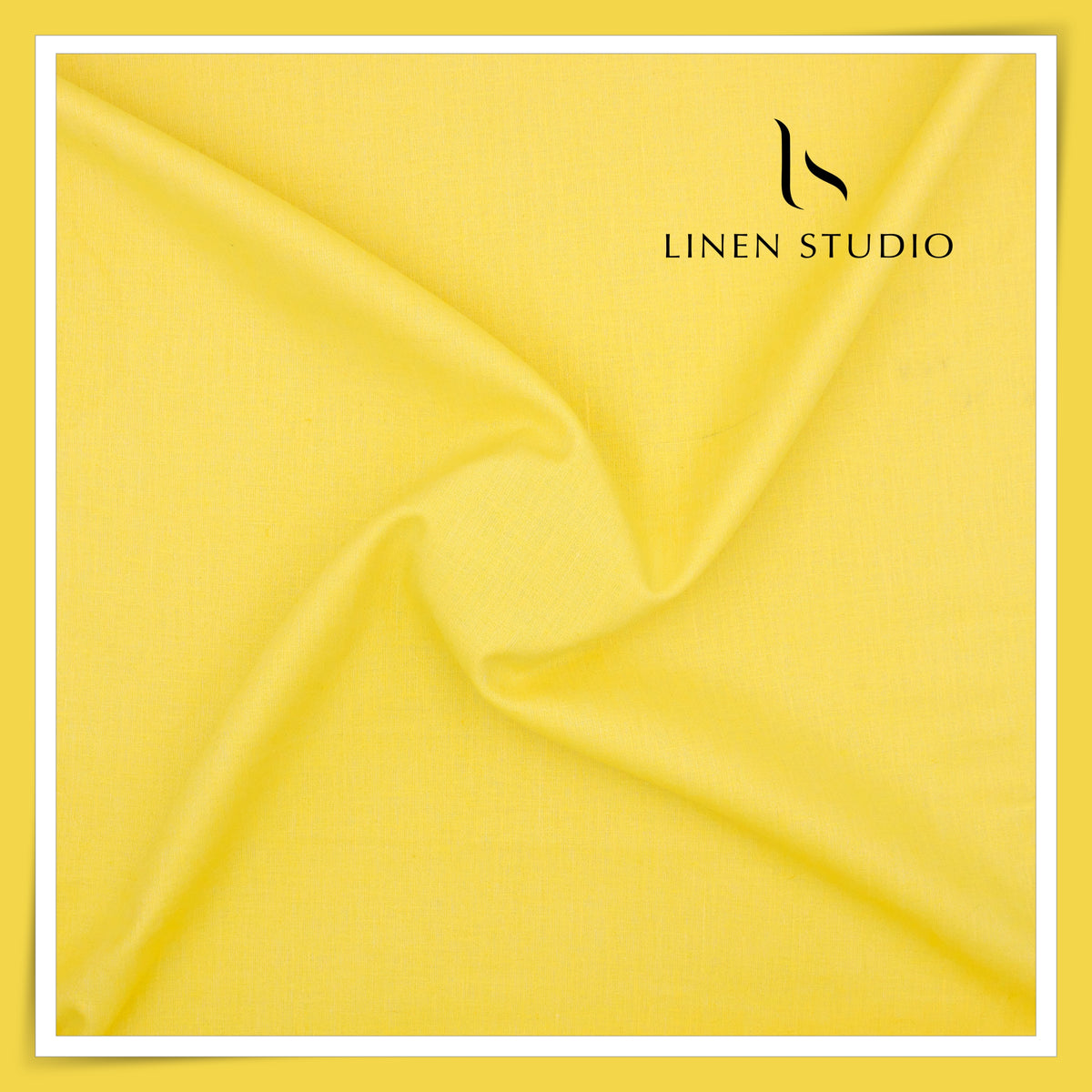 Fusion Fabric by Linen Fiesta, Cotton 70% & Linen 30% - Naples Yellow (NEW)