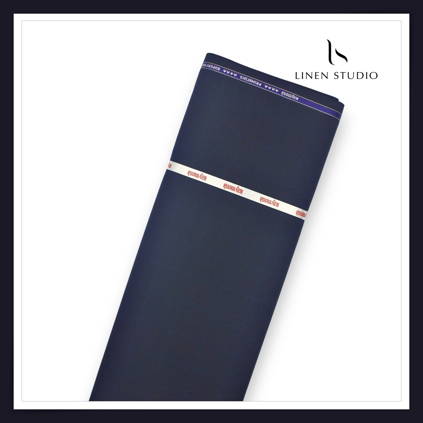 Raymond Super 140's Merino Wool Suiting - Tuna Blue Classic Checks (NEW)