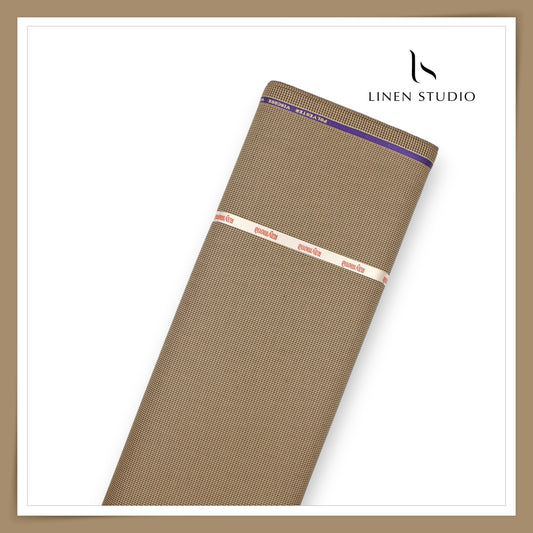 Raymond Poly Wool Spandex Wrinkle Free Suiting - Houndstooth (NEW) (Fastest Selling) (STRETCH)