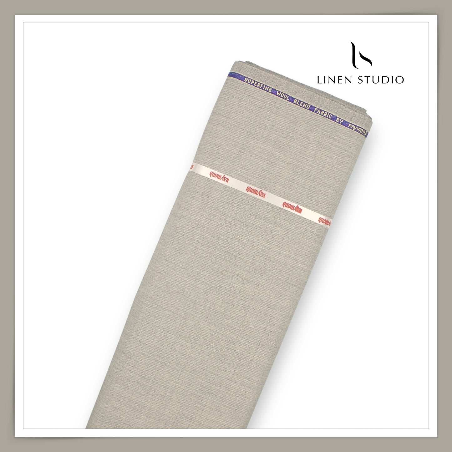 Raymond Poly Wool Blended Suiting - Oatmeal Twill (NEW) (Fastest Selling)