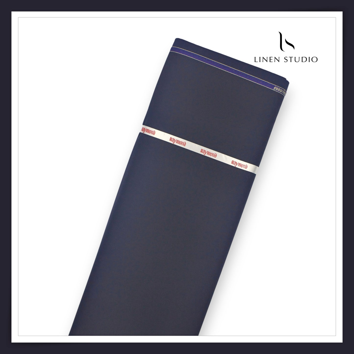 Raymond Poly Wool Blended Suiting - Shiny Navy Blue (NEW) (Fastest Selling)