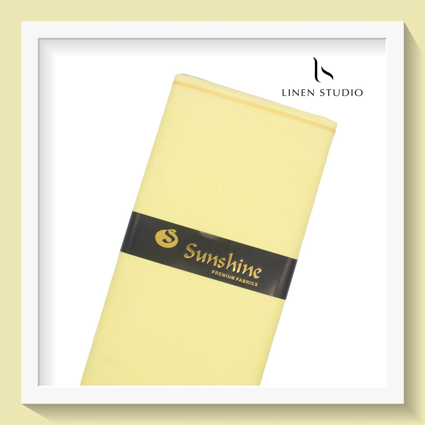 Linen look Remi - Yellow - Linen Studio