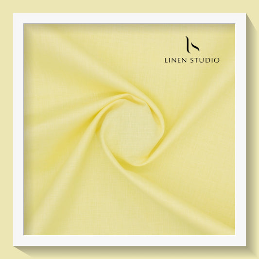 Linen look Remi - Yellow - Linen Studio