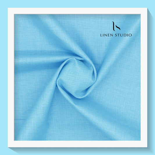 Linen look Remi - Blue - Linen Studio