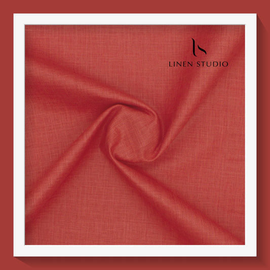 Linen look Remi - Red - Linen Studio
