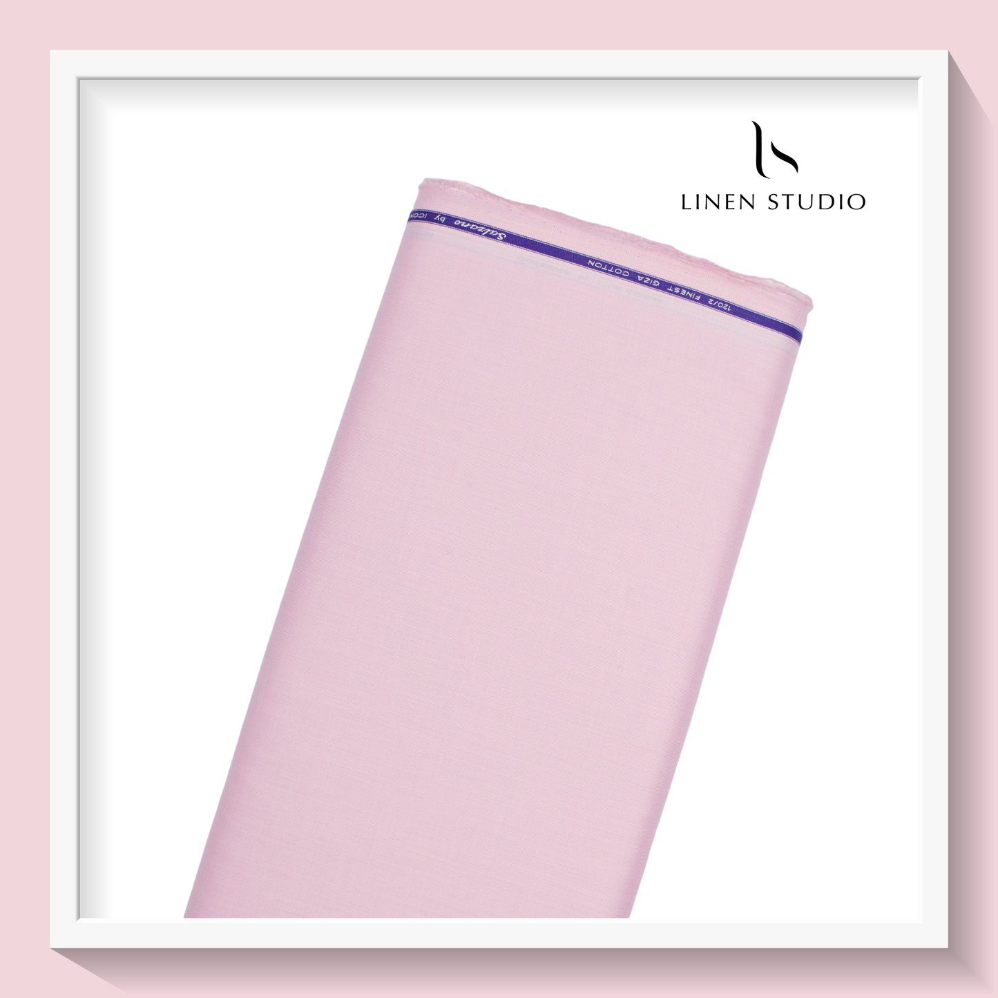 120/2 count Finest Giza Cotton - Pink - Linen Studio