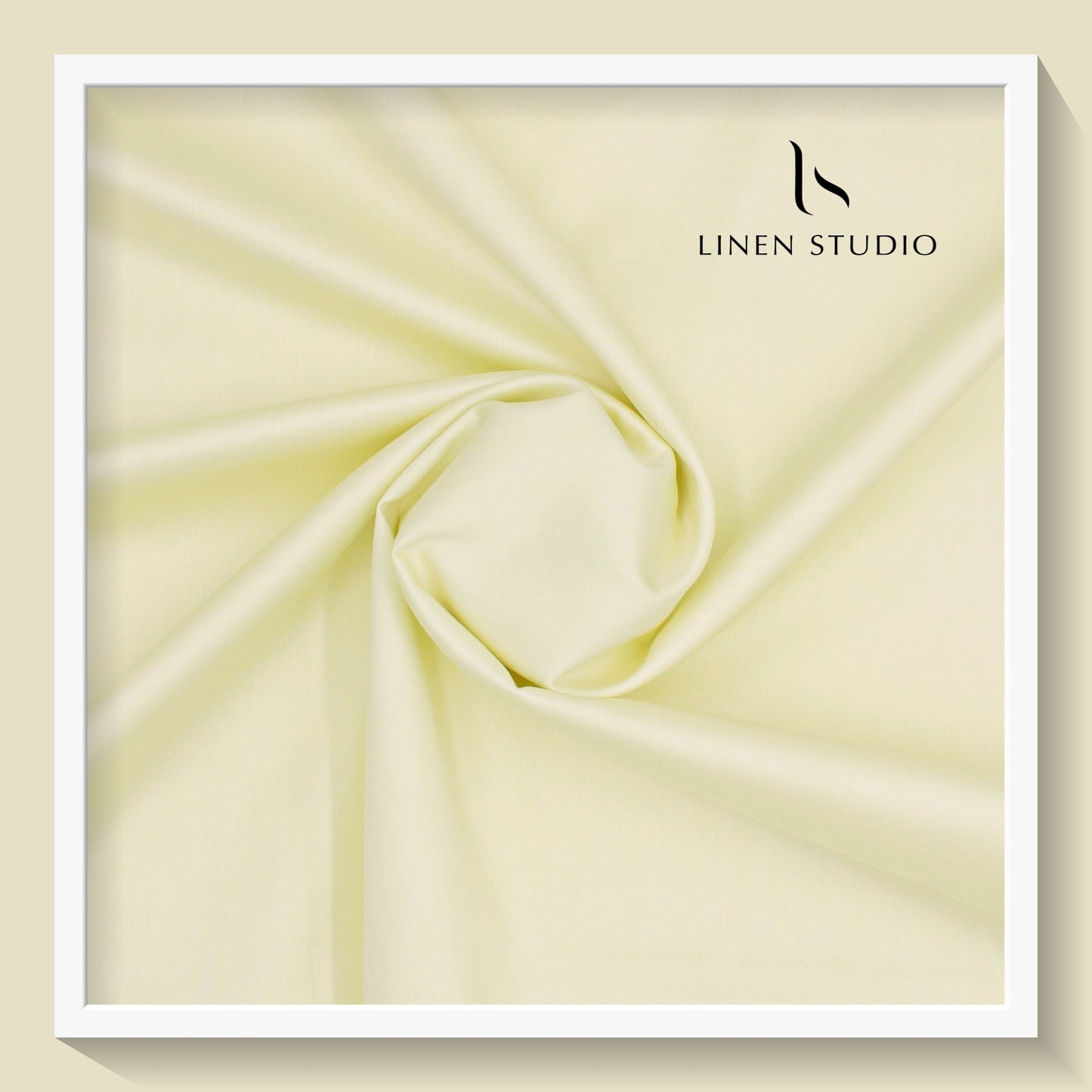 120/2 count Finest Giza Cotton - Yellow - Linen Studio