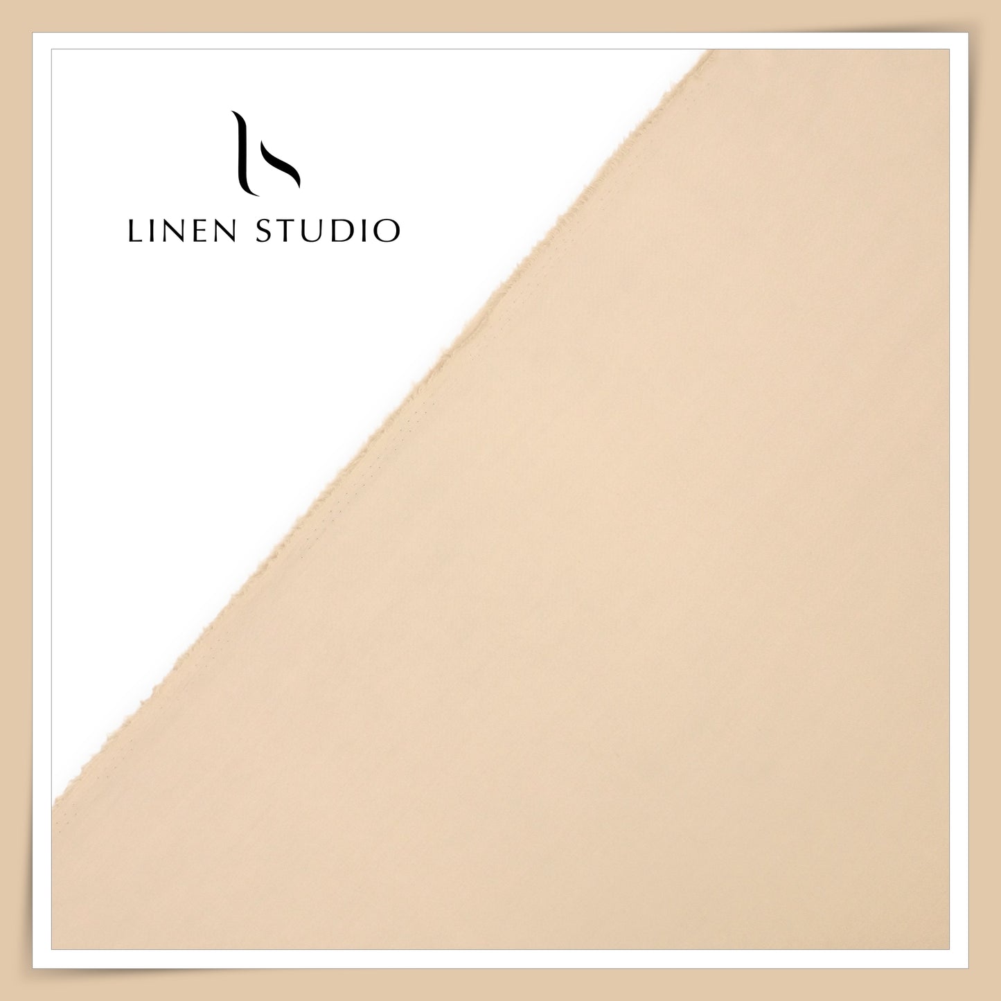 100% Wrinkle Free Poly Viscose Blended Suiting - Apricot (70% SALE)