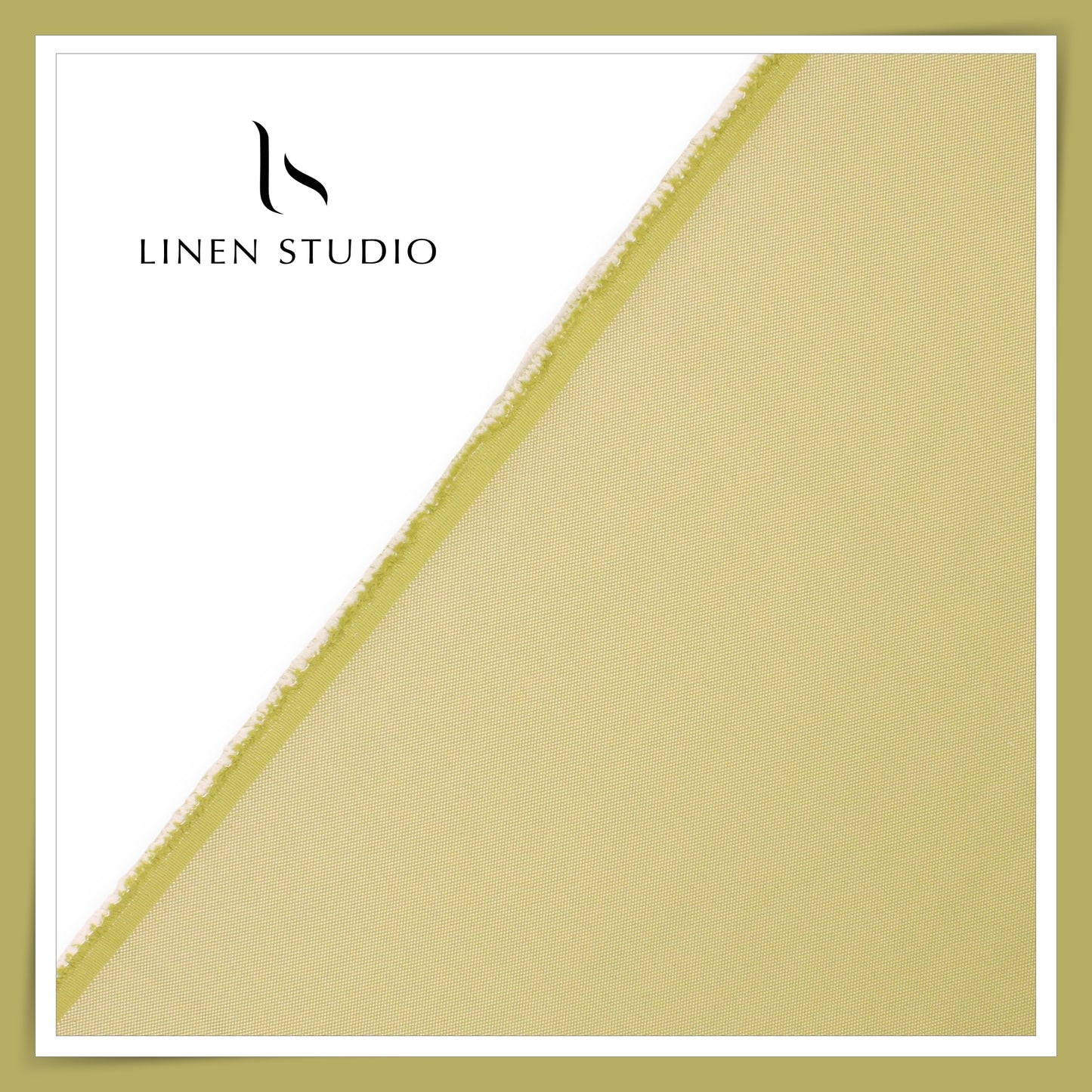 100% Wrinkle Free Poly Viscose Blended Suiting - Hazel Green Dobby (70% SALE) (Zoom In) (NEW)