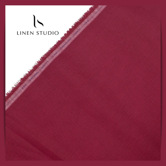 Jute PV fabric - Ruby - Linen Studio
