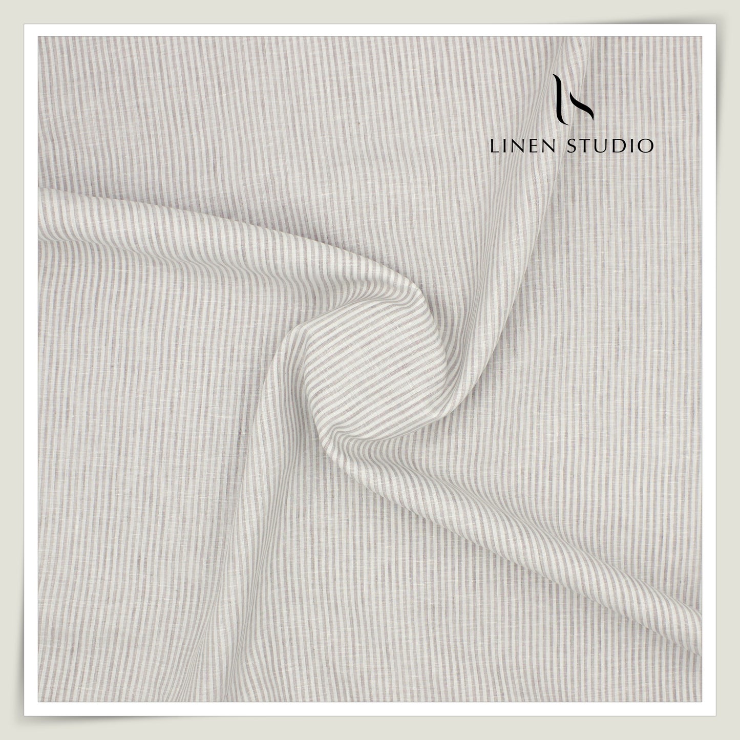 80 Lea Premium Shirting by Burgoyne - Classy Perfect Natural Stripes (NEW)