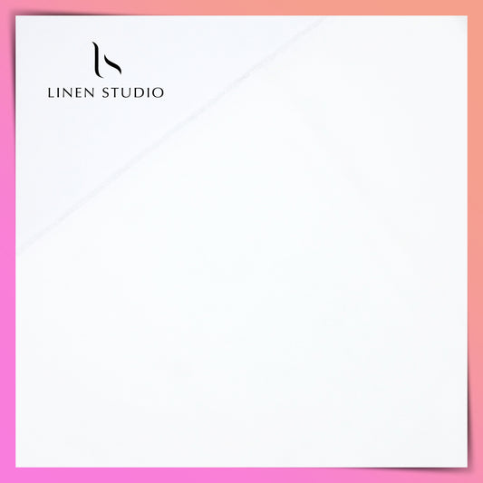 SUNSHINE TWISTER WHITE - STRETCHABLE SHIRTING - Linen Studio