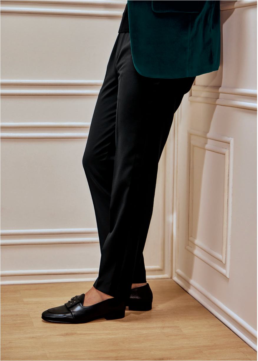 Super 140's Australian Merino Wool by Vercelli - Japan Black (Highest Selling) - Linen Studio